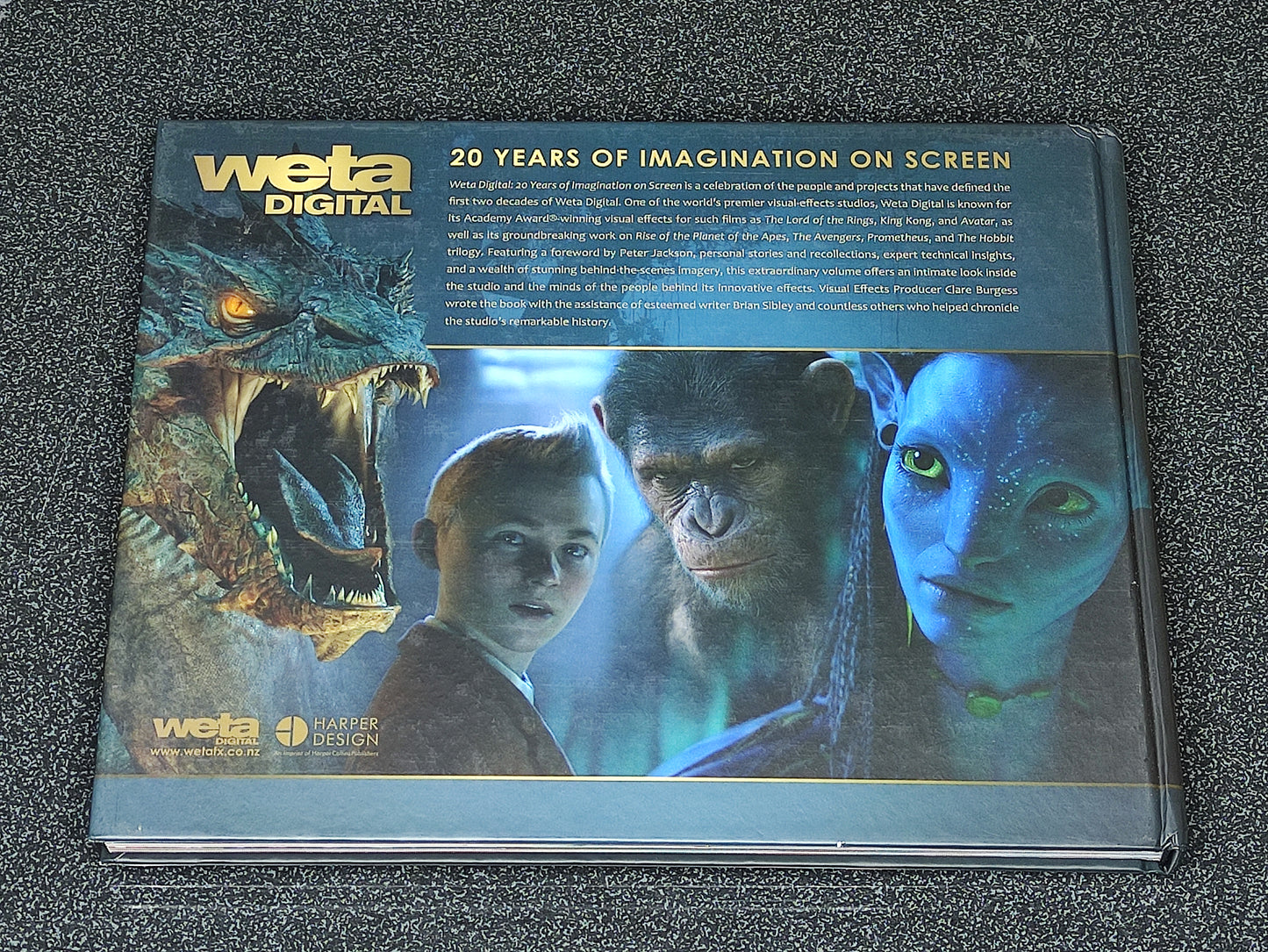 Weta Digital 20 Years of Imagination On Screen Hardcover