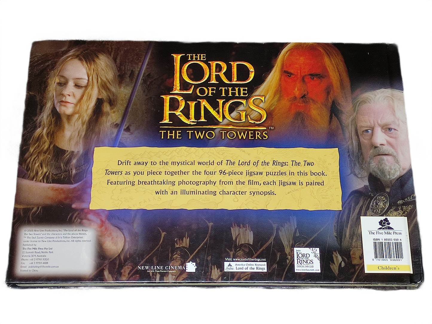 The Lord of the Rings: The Two Towers Jigsaw Book