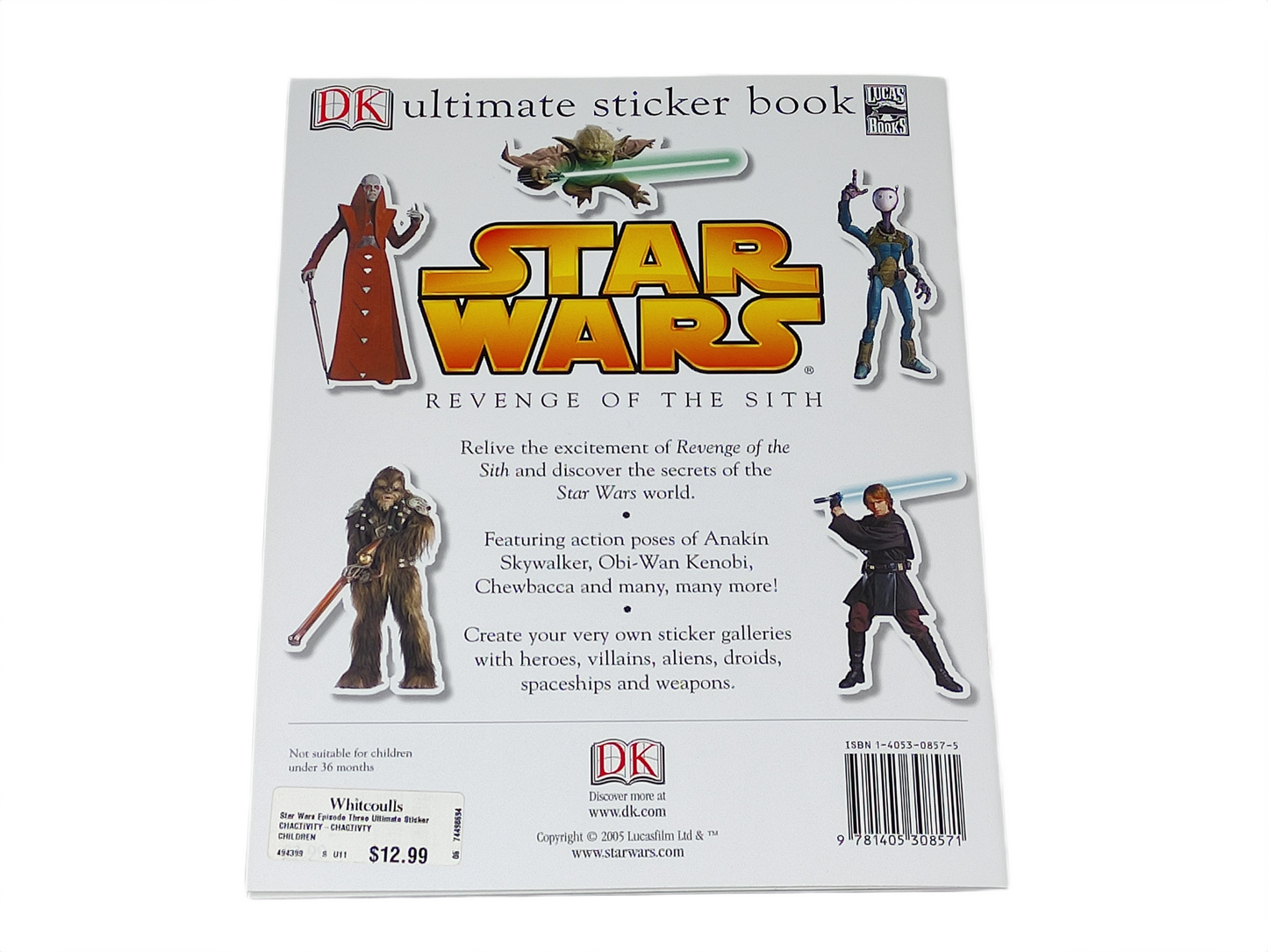 STAR WARS Revenge Of The Sith | Ultimate Sticker Book