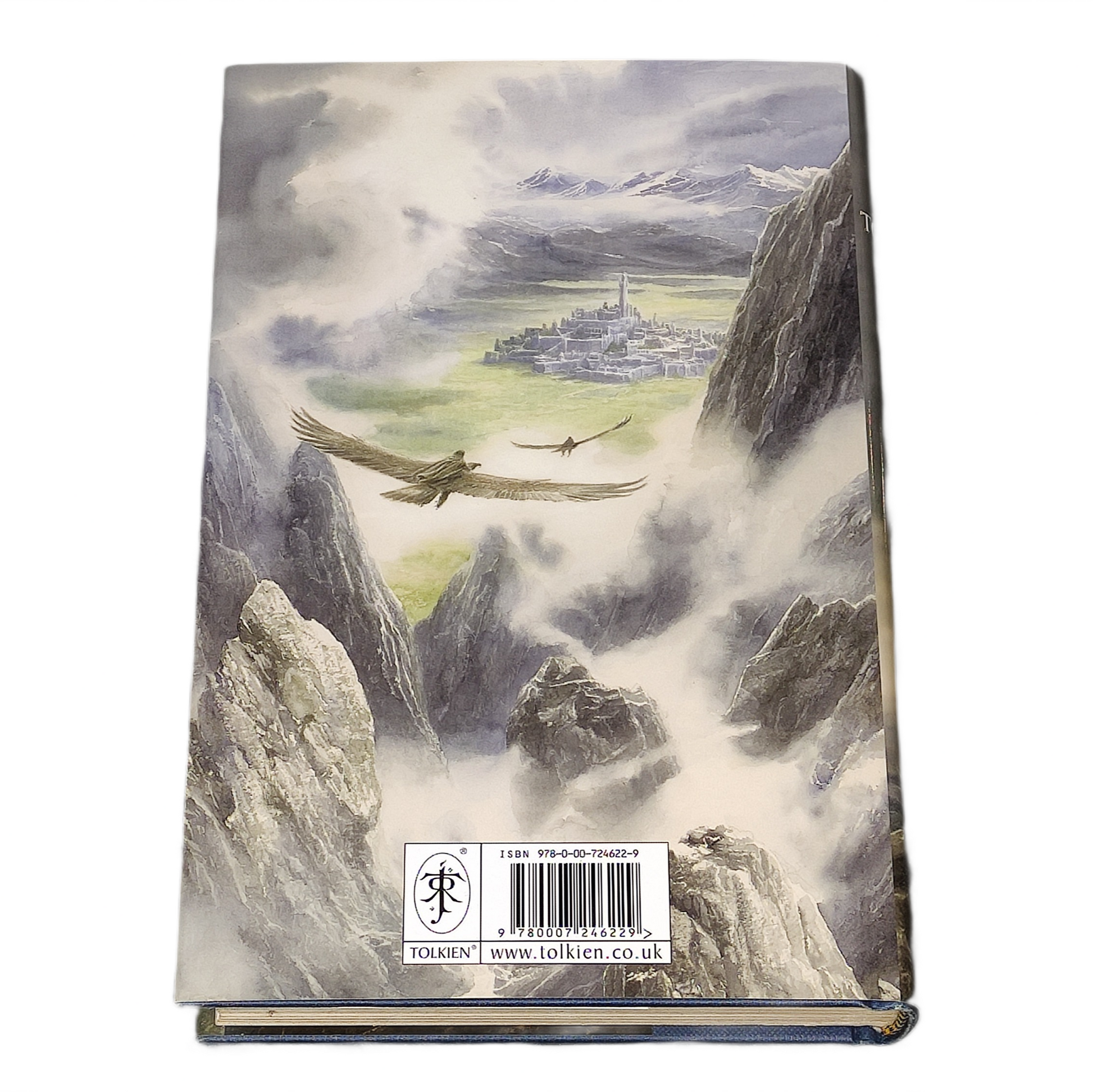 Book titled 'The Children of Hurin' by J.R.R. Tolkien on a white background