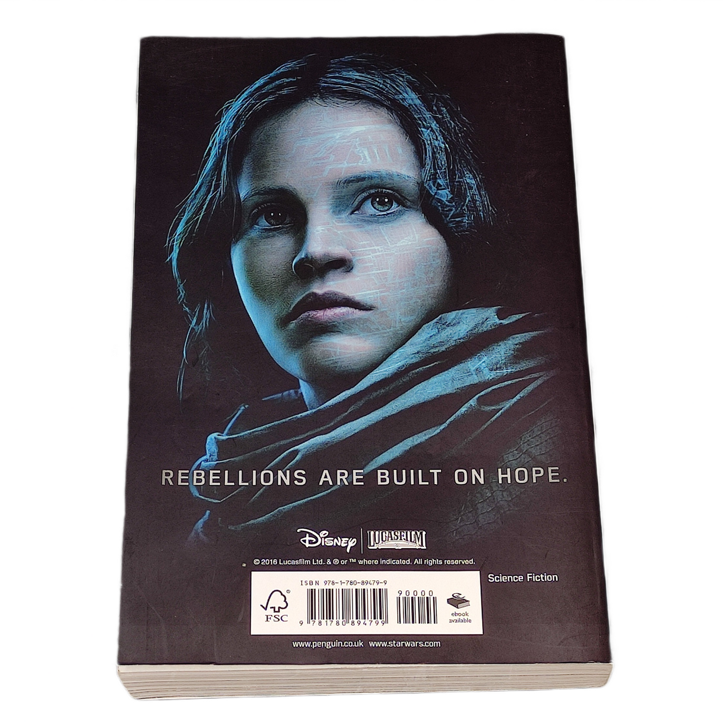 Book cover of 'Rogue One: A Star Wars Story' by Alexander Freed on a white background