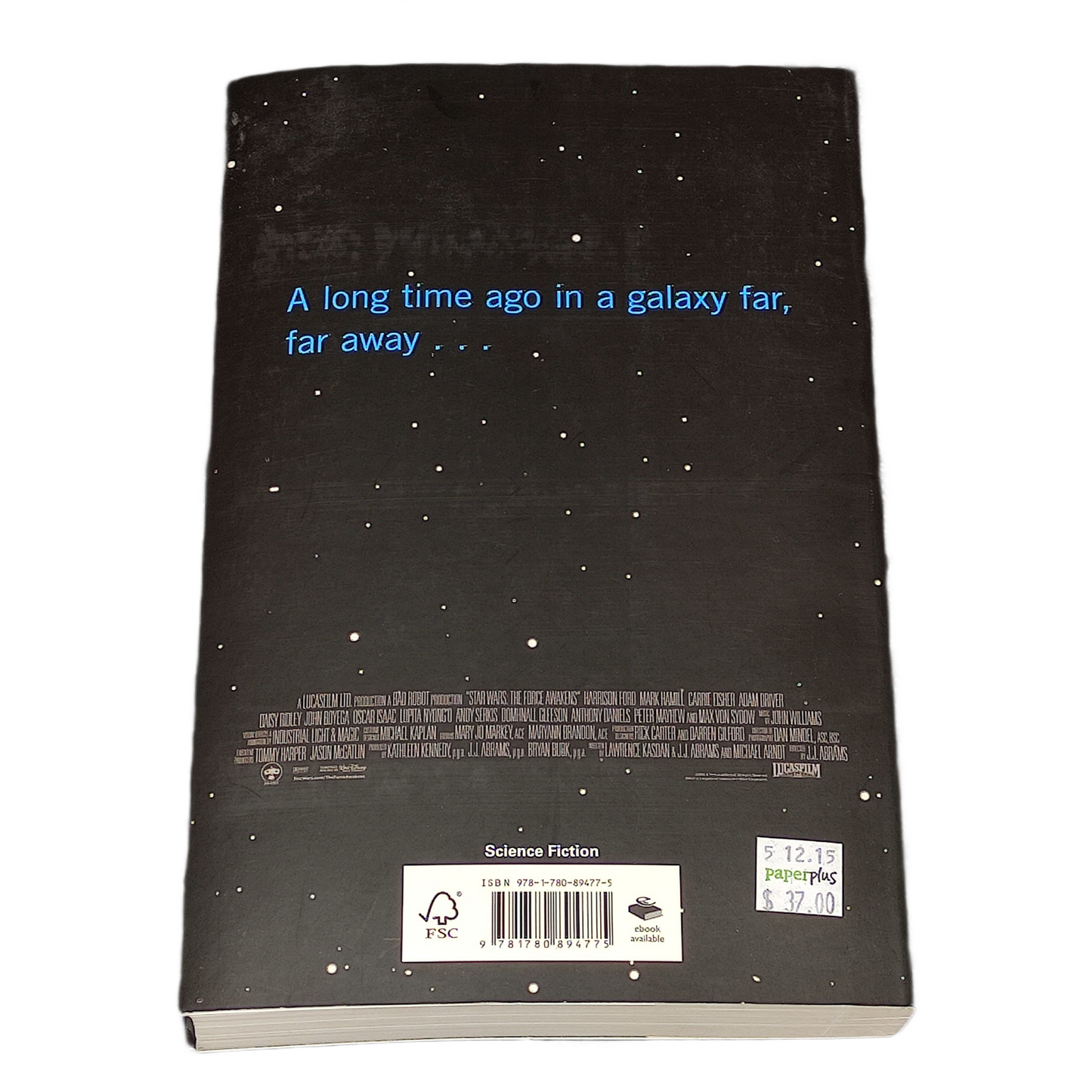 Book cover of 'Star Wars: The Force Awakens' by Alan Dean Foster