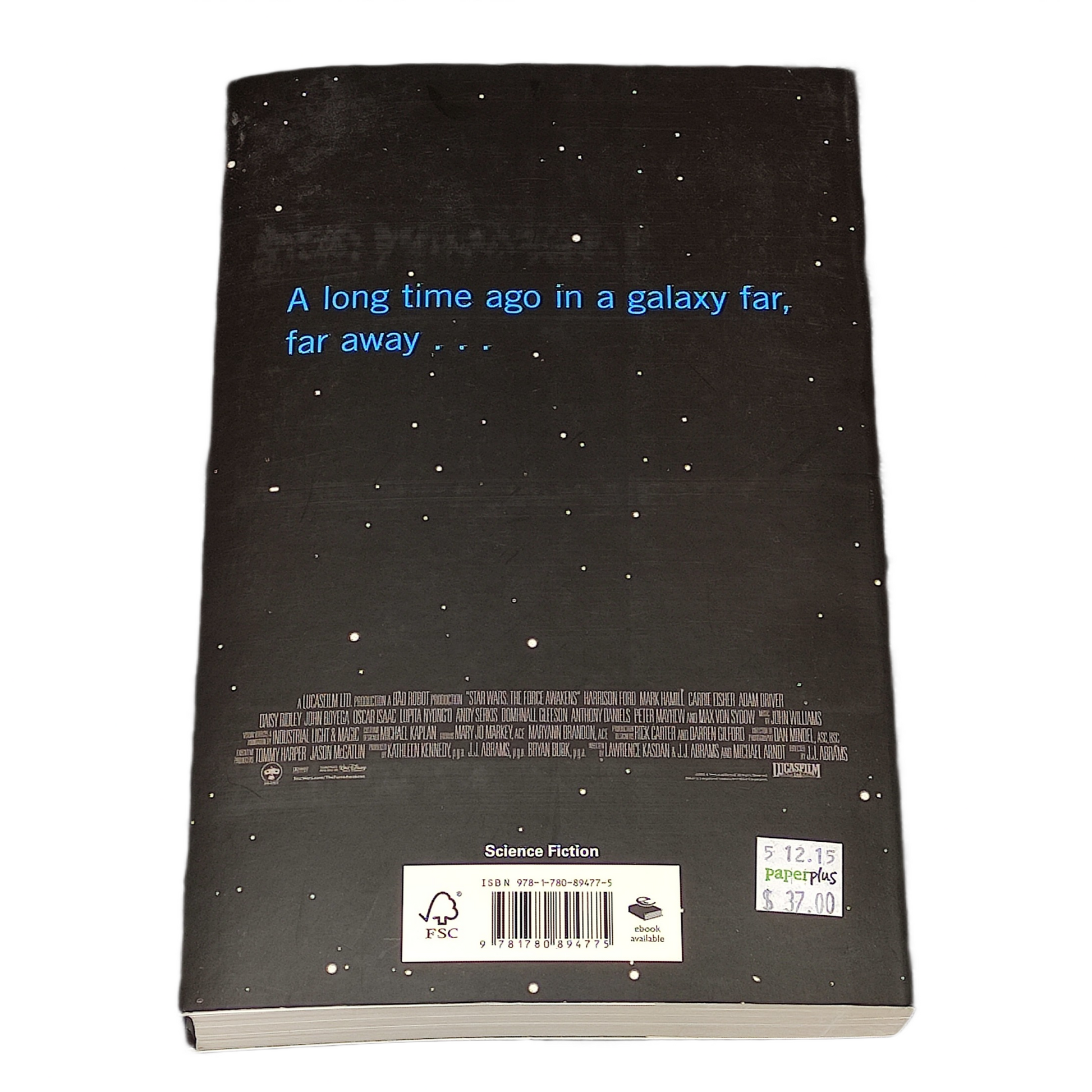 Book cover of 'Star Wars: The Force Awakens' by Alan Dean Foster
