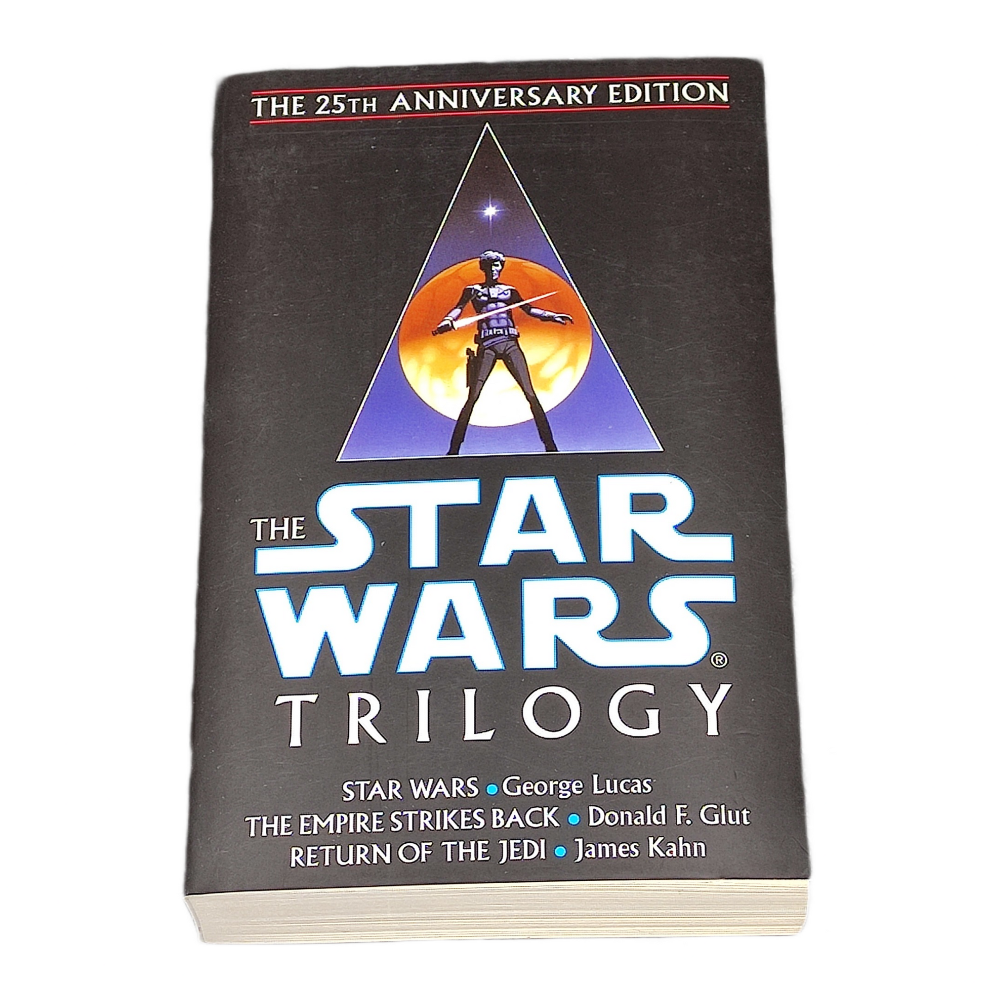 Star Wars Trilogy book set with 25th anniversary edition cover on a white background
