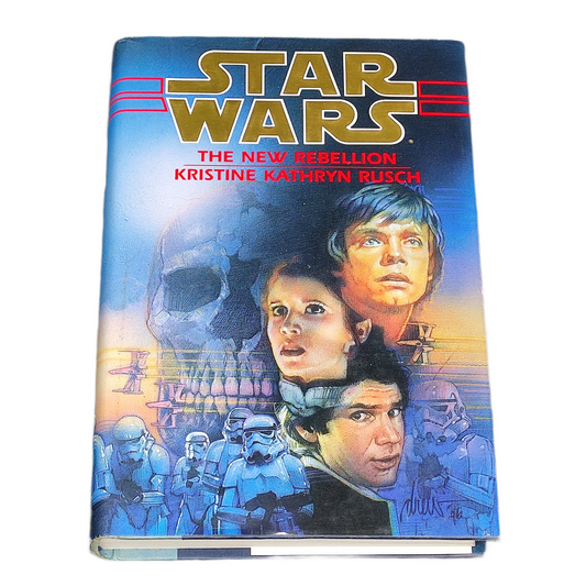 Book titled 'Star Wars: The New Rebellion' by Kristine Kathryn Busch on a white background