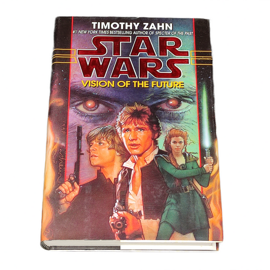 Book titled 'Star Wars: Vision of the Future' by Timothy Zahn on a white background