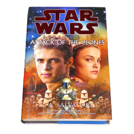 Book cover of 'Star Wars Episode II: Attack of the Clones' by A. Salvatore on a white background