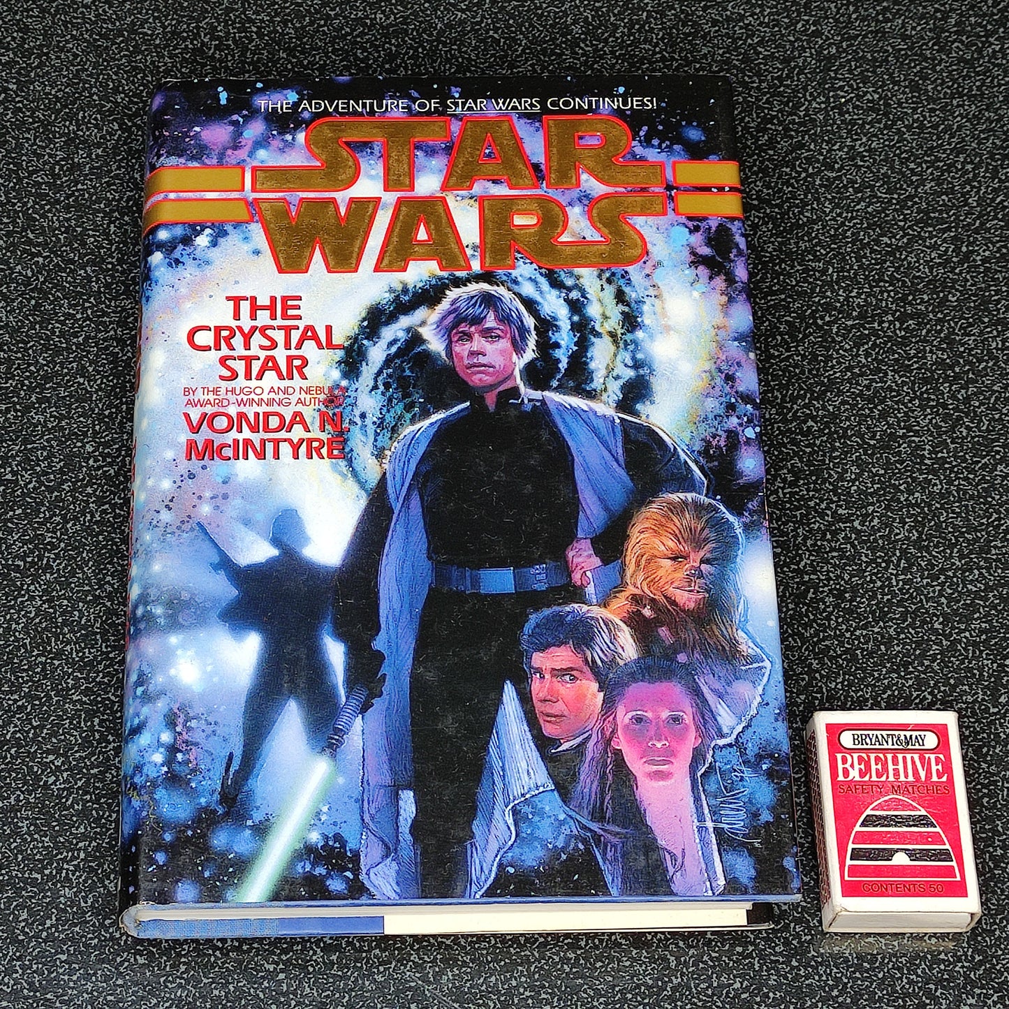 Book cover of 'The Crystal Star' from 'Star Wars' series on a white background