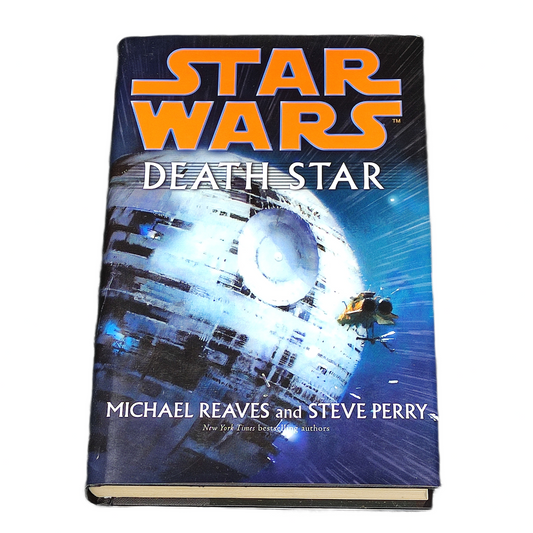 Book titled 'Star Wars: Death Star' by Michael Reaves and Steve Perry on a white background