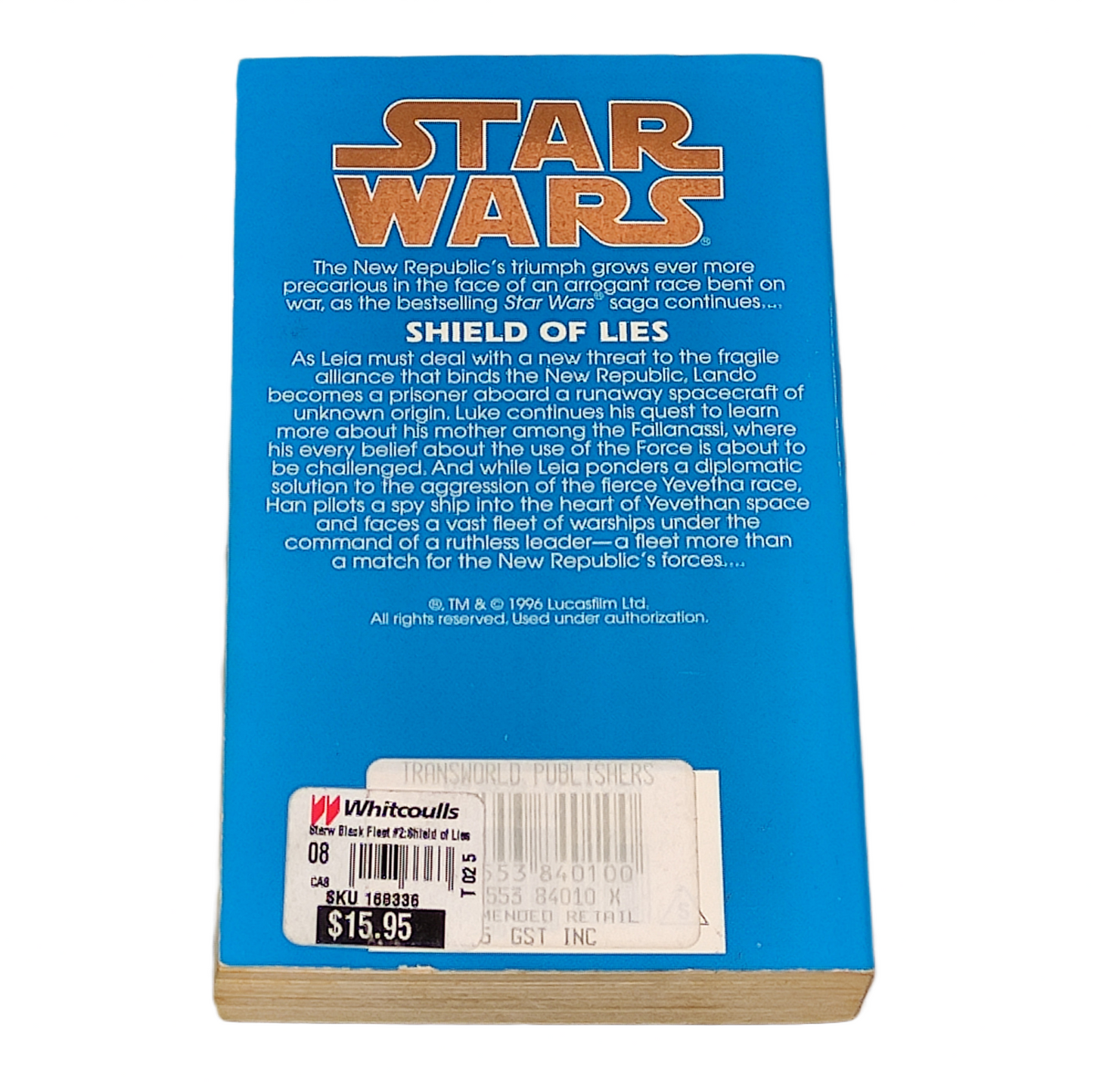 Book cover of 'Star Wars: Shield Of Lies' by Michael P. Kube-Medellón on a white background