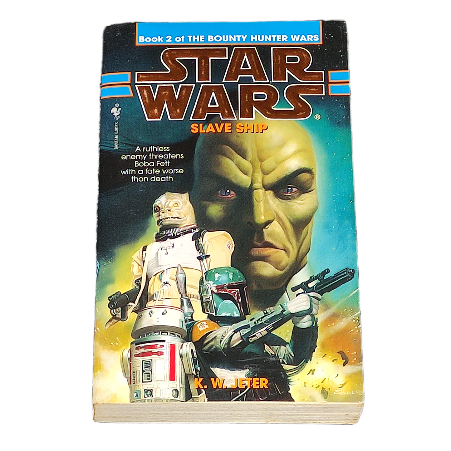 Book cover of 'Slave Ship' from 'Star Wars' series on a white background