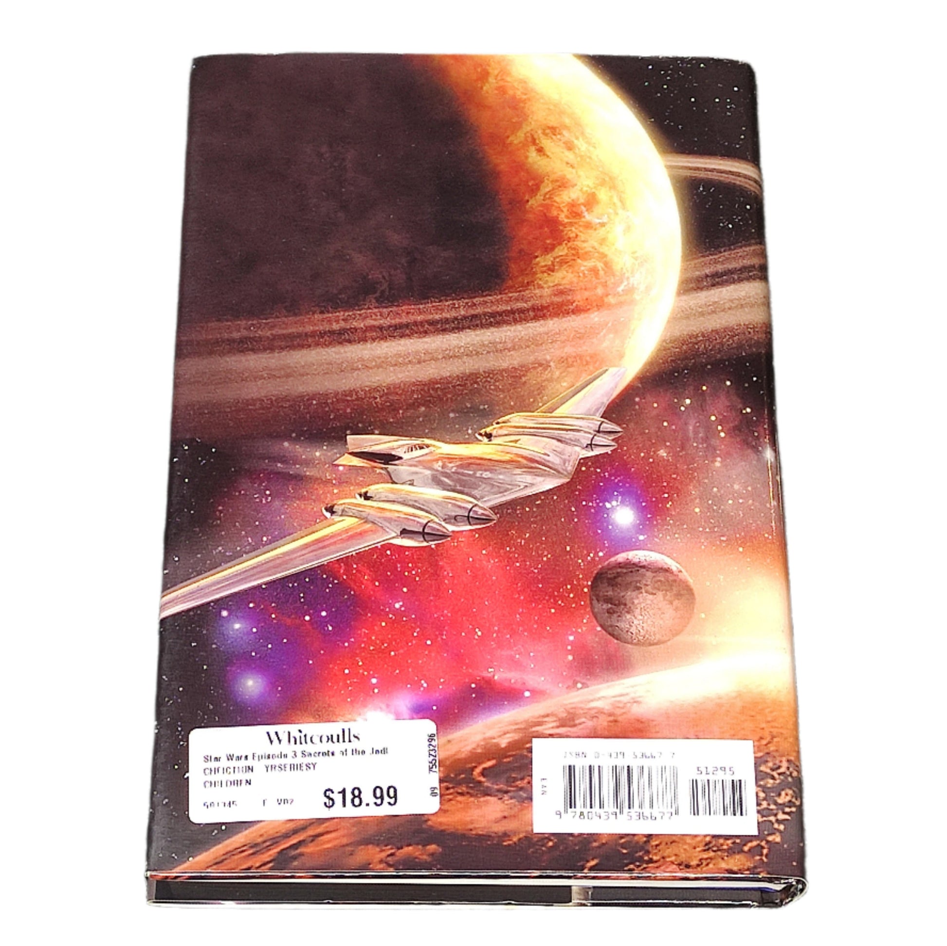 Book cover of 'Star Wars: Secrets of the Jedi' on a white background