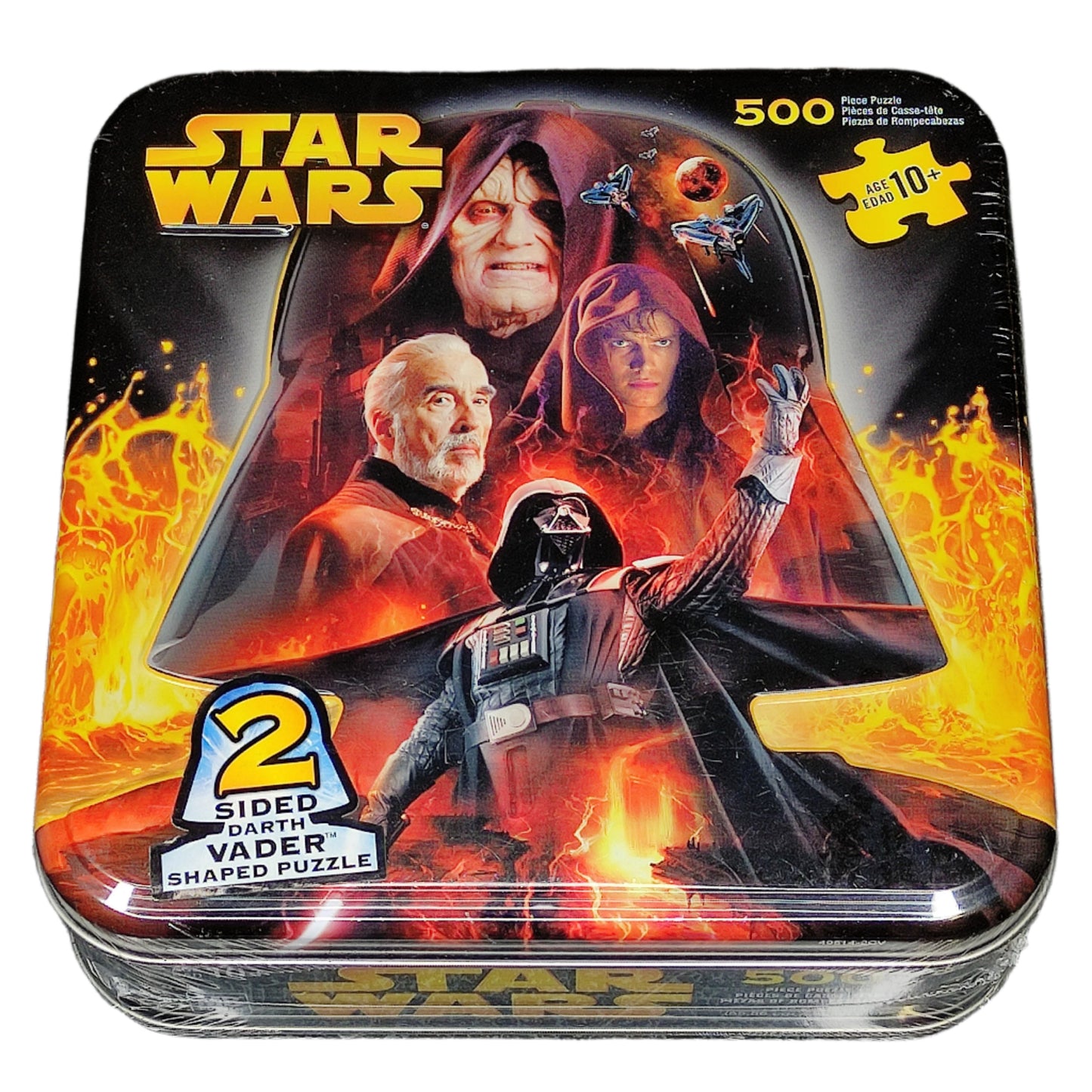 STAR WARS Revenge of the Sith: 2 Sided Darth Vader Shaped Jigsaw Puzzle