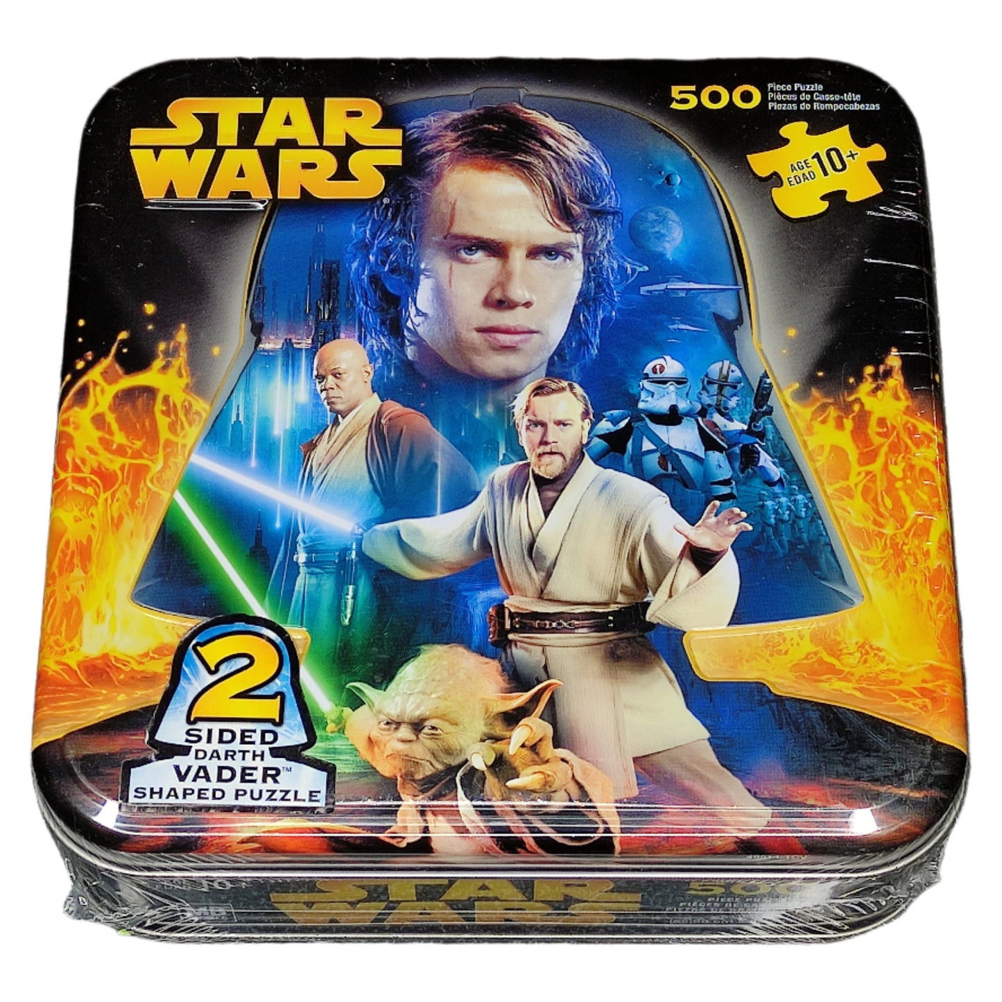 STAR WARS Revenge of the Sith: 2 Sided Darth Vader Shaped Jigsaw Puzzle