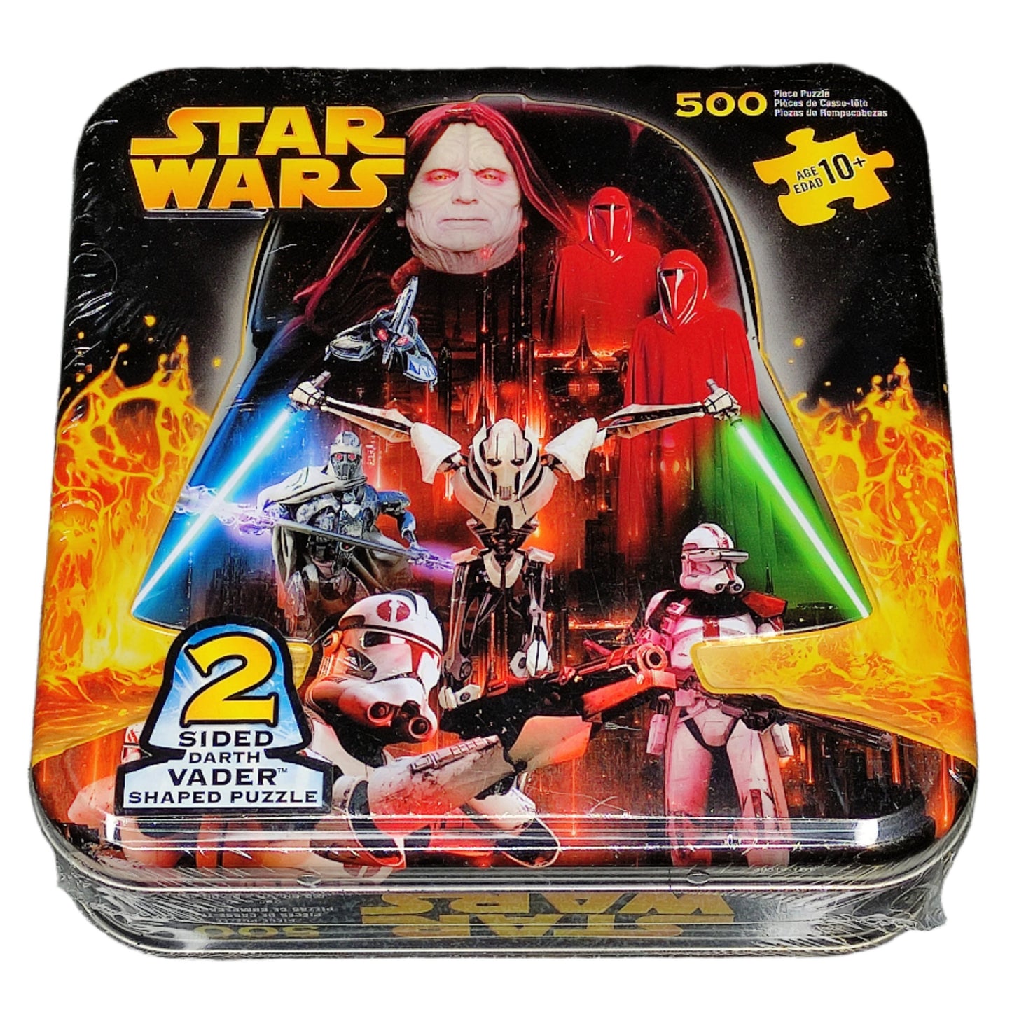 STAR WARS Revenge of the Sith: 2 Sided Darth Vader Shaped Jigsaw Puzzle