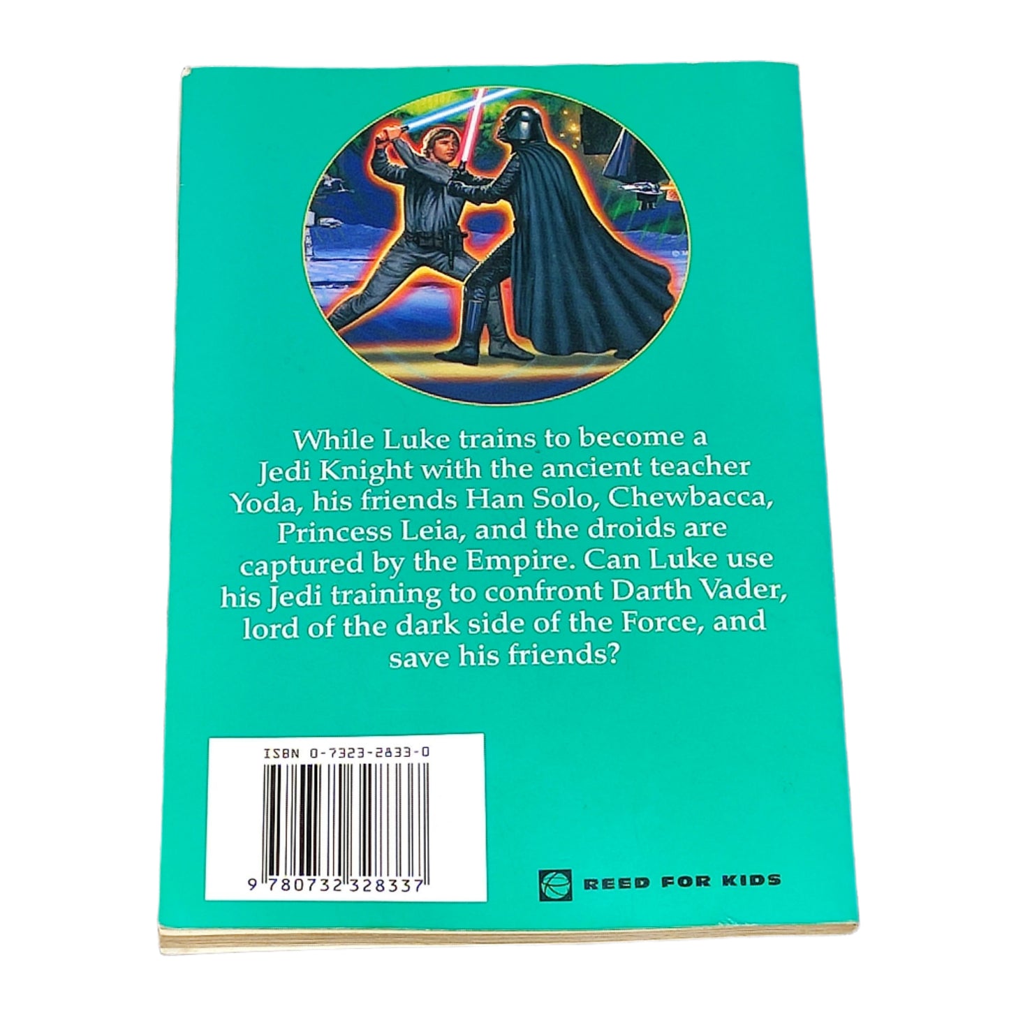 Book cover with a green background and text on a textured black surface