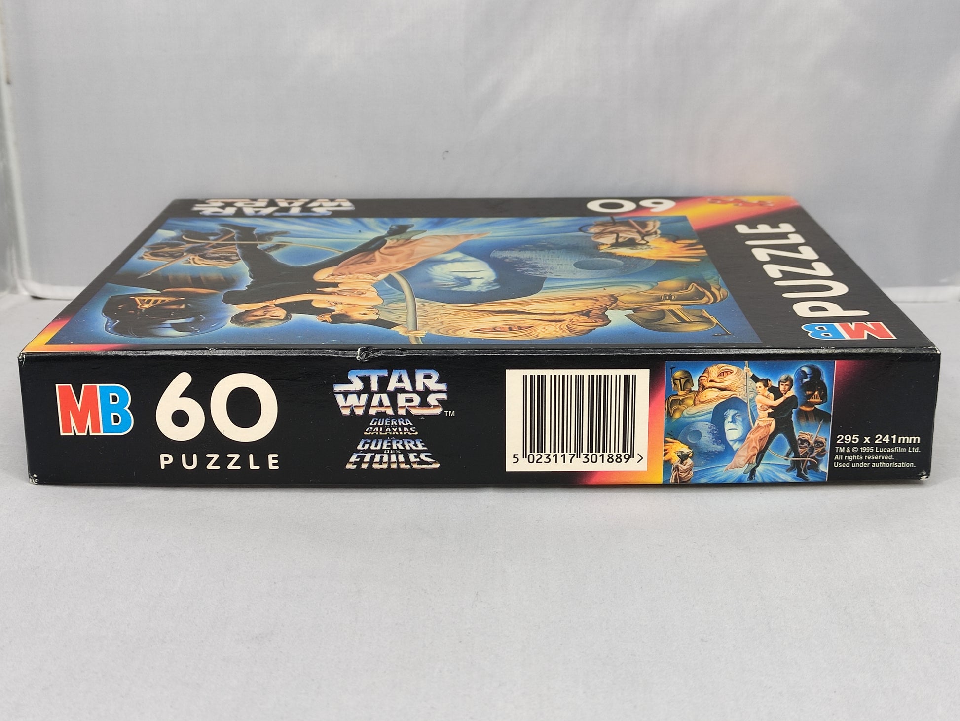 Star Wars puzzle box with artwork and branding on a white background