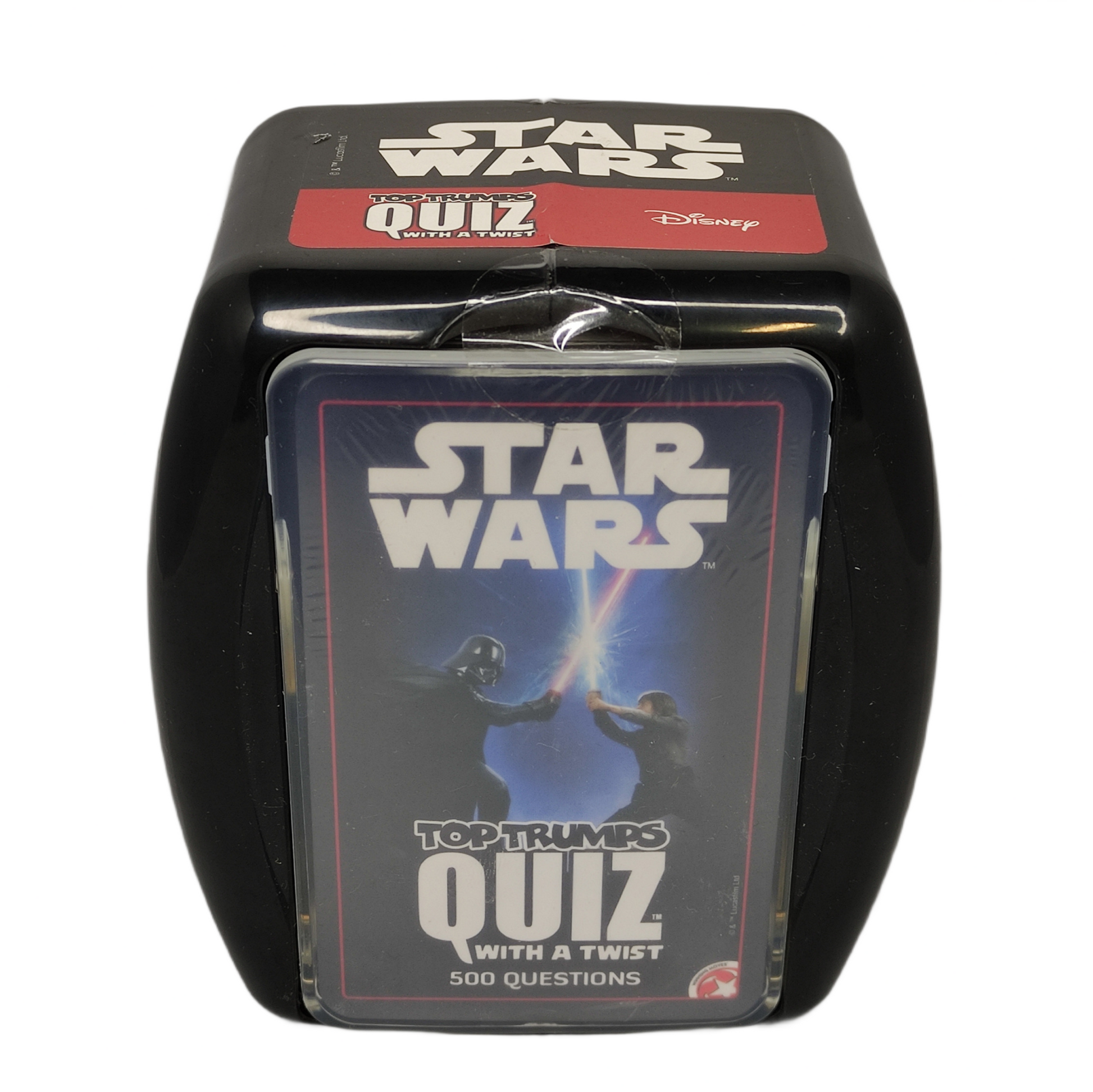 Star Wars Top Trumps Quiz packaging on a white background