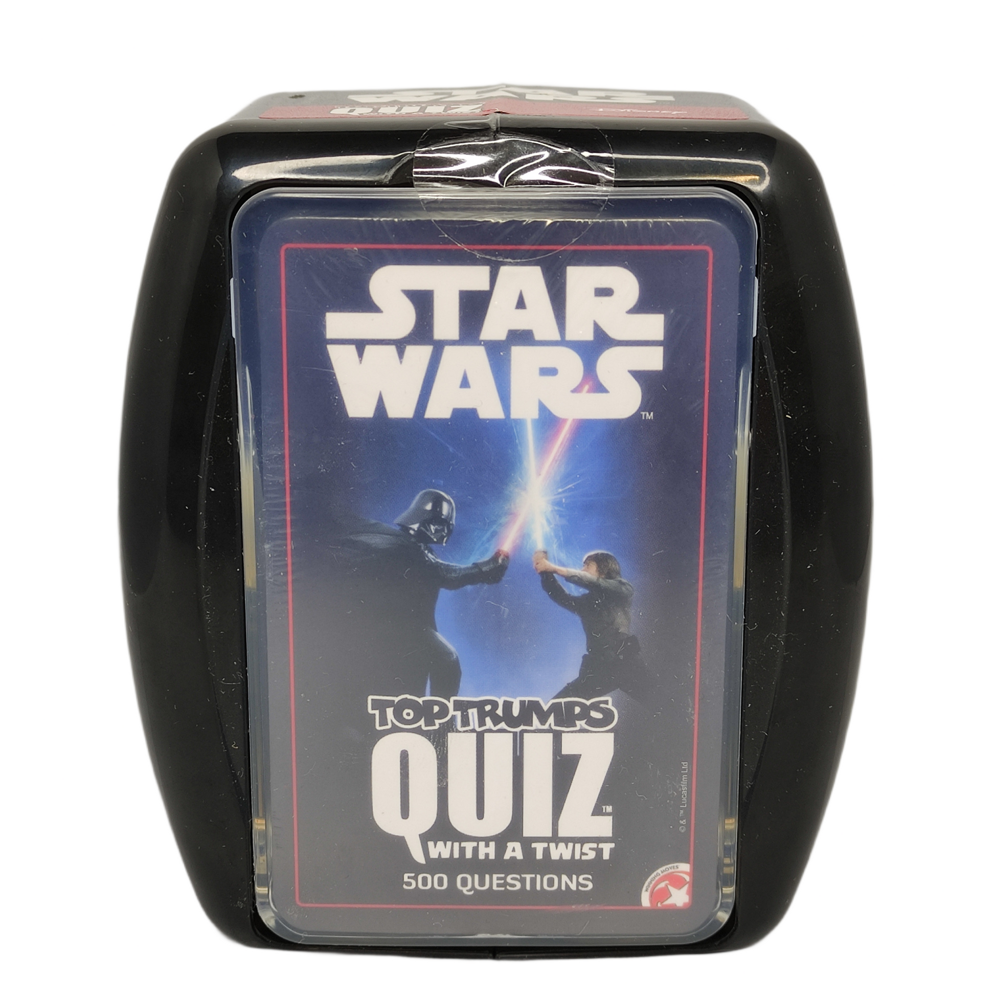 Star Wars Top Trumps Quiz game packaging on a white background