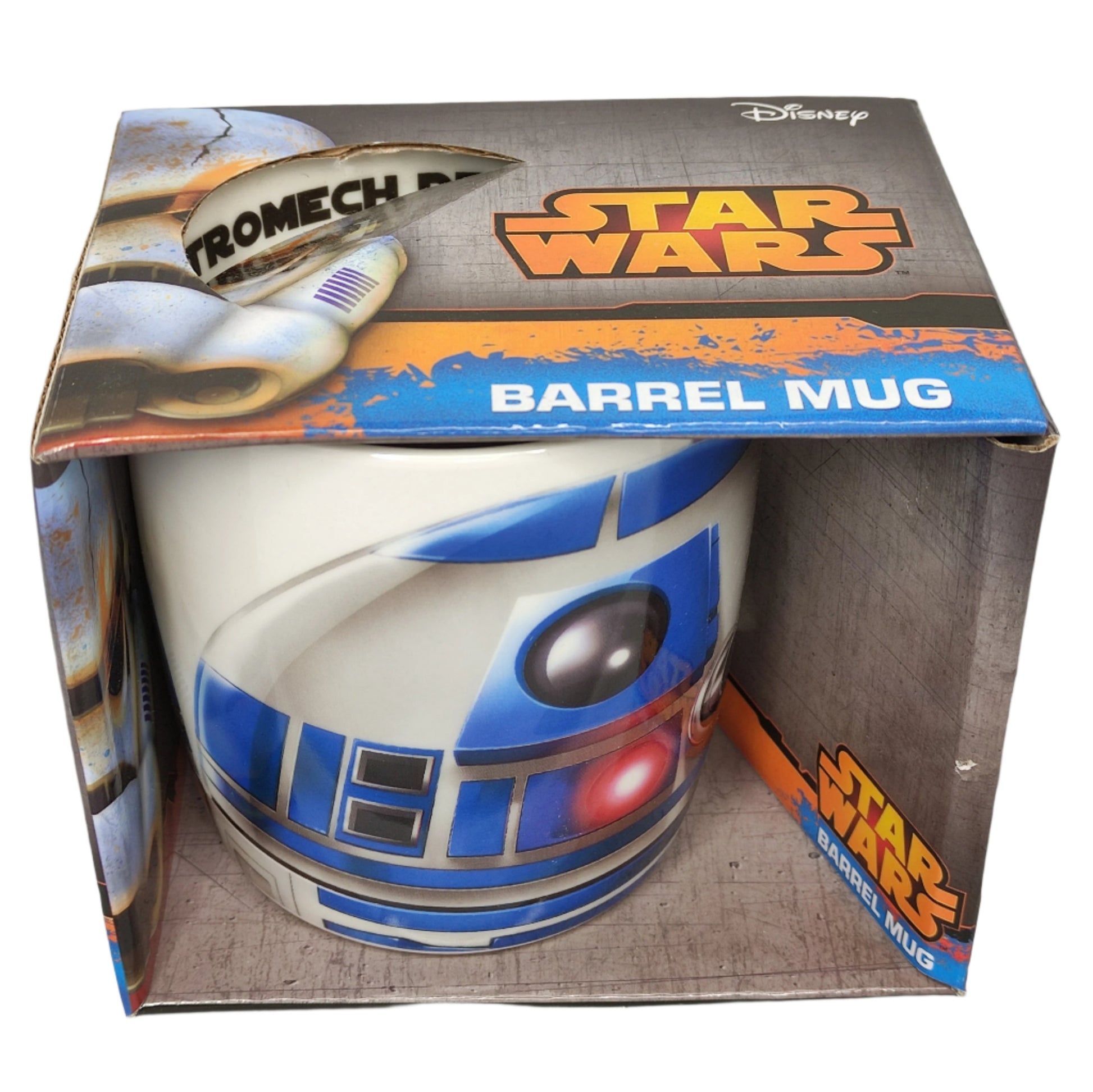Star Wars R2-D2 mug in a branded box