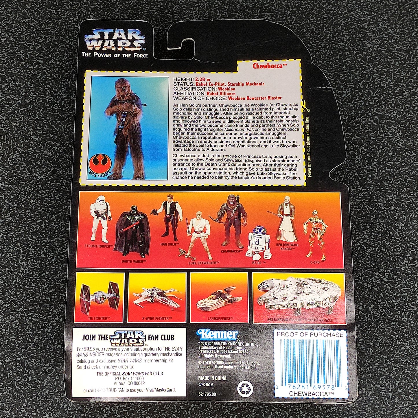 Star Wars: Chewbacca 3.75" Figure (1995 Kenner)