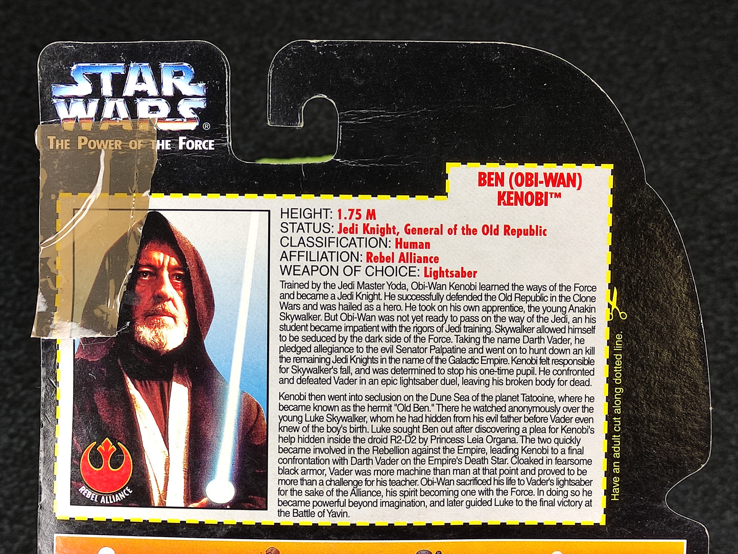Star Wars: Ben (Obi-Wan) Kenobi 3.75" Figure (1995 Kenner)
