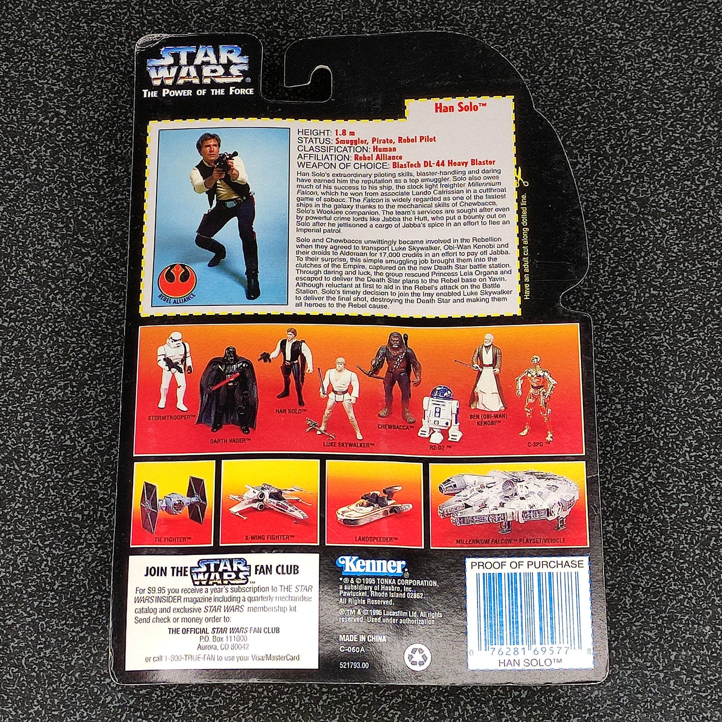 Star Wars: Han Solo 3.75" Figure (1995 Kenner)