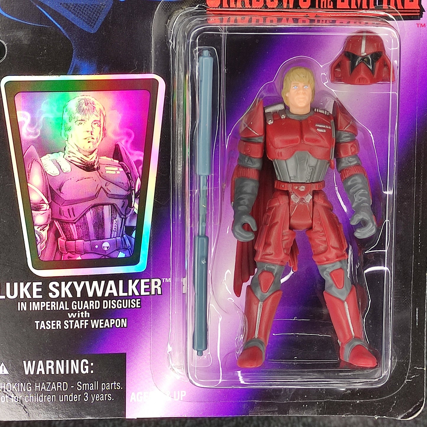 Star Wars: Luke Skywalker Imperial Guard Disguise 3.75" Figure (1996 Kenner)