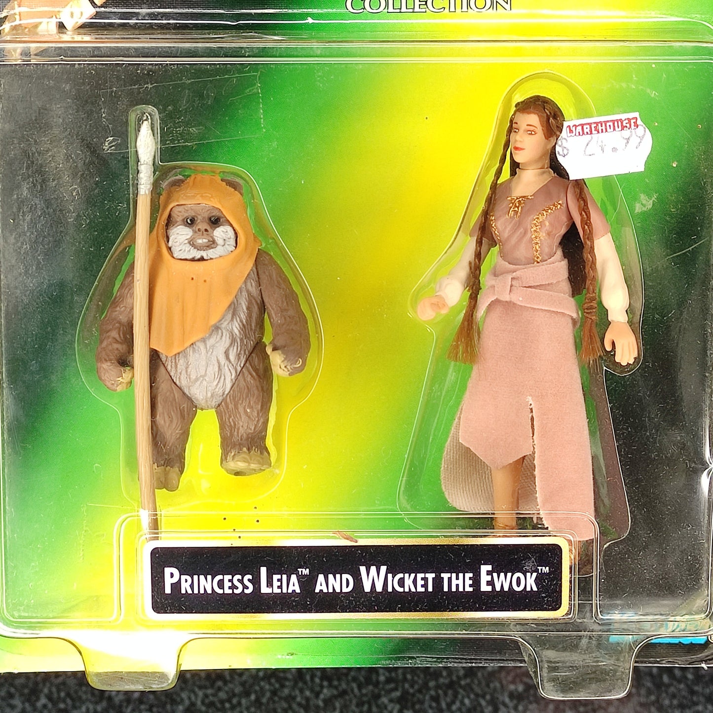 Star Wars: Princess Leia and Wicket The Ewok 3.75" Figures (1997 Kenner)