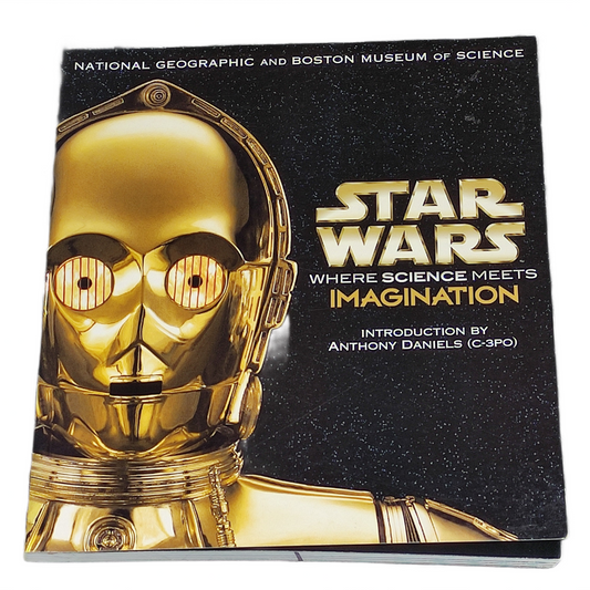 Book cover featuring a gold robot with 'Star Wars' text and National Geographic branding.