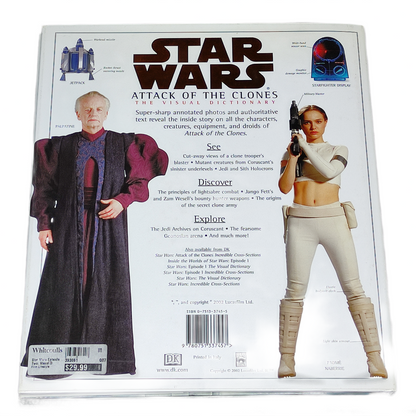 Star Wars action figure packaging with characters on a white background