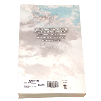 Book titled 'Star Wars: Aftermath' by Chuck Wendig on a white background
