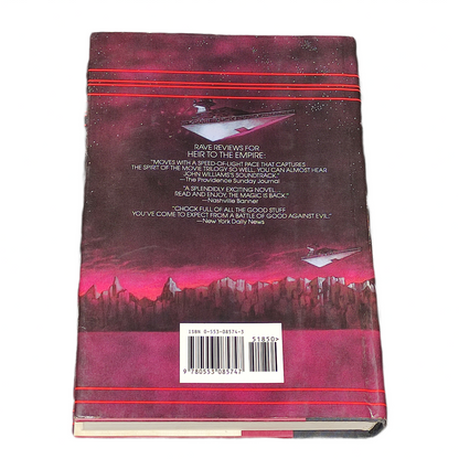 Book titled 'Star Wars: Dark Force Rising' on a white background
