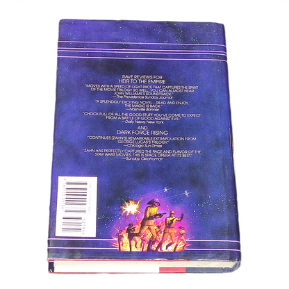 Book titled 'The Last Command' from the Star Wars series on a white background
