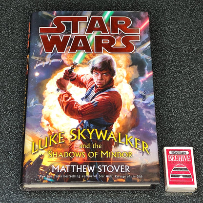 Book cover of 'Star Wars: Luke Skywalker and the Shadows of Mindor' by Matthew Stover