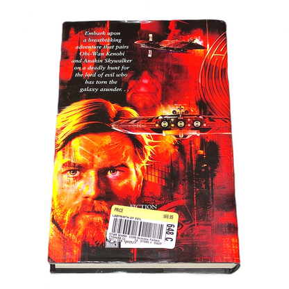 Book titled 'Labyrinth of Evil' by James Luceno with a Star Wars cover design.