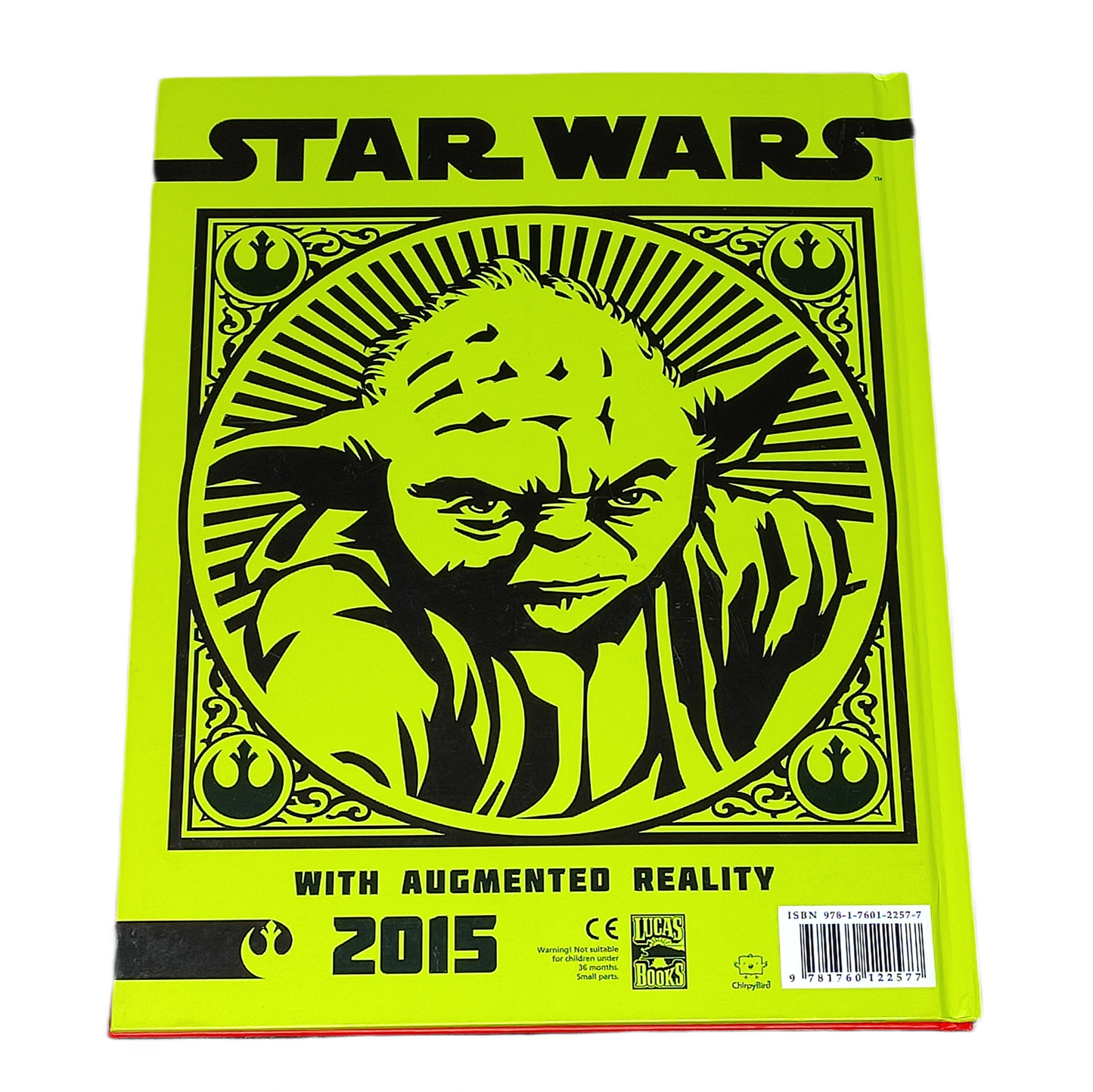 Star Wars book with Yoda illustration on a yellow cover