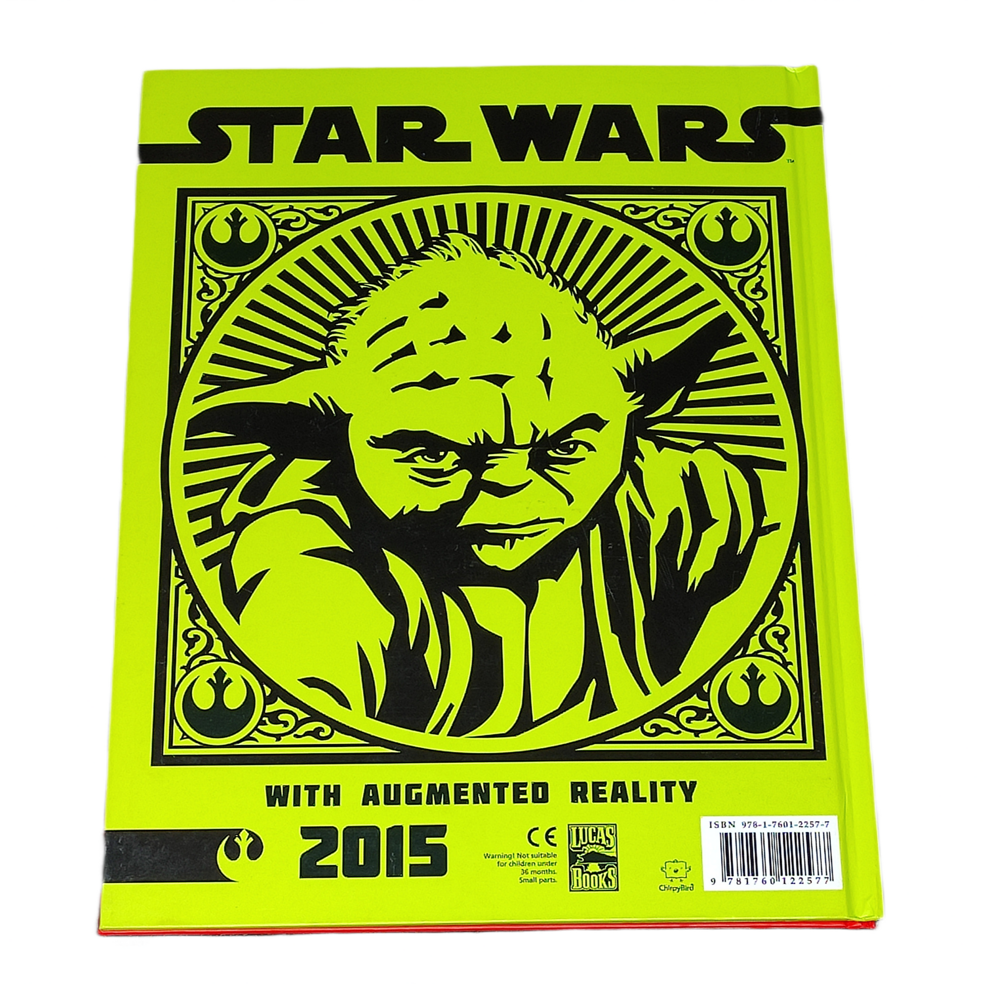 Star Wars book with Yoda illustration on a yellow cover