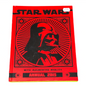 Red and black 'Star Wars' annual book with Darth Vader silhouette on a white background