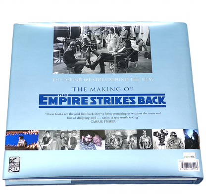 Book titled 'The Making of The Empire Strikes Back' with cover images and text.