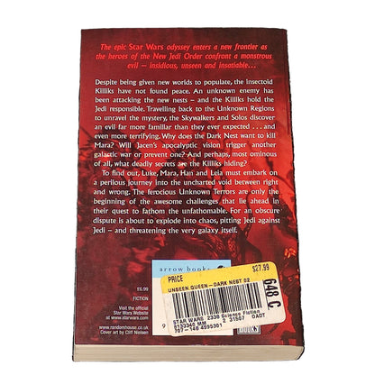Book cover of 'The Unseen Queen' from the Star Wars series on a white background