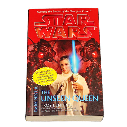 Book cover of 'The Unseen Queen' from the Star Wars series on a white background