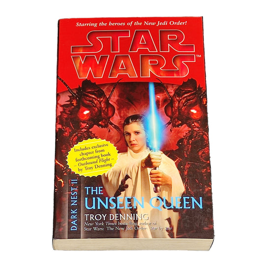 Book cover of 'The Unseen Queen' from the Star Wars series on a white background