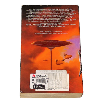 Book titled 'Star Wars: Tales of the Bounty Hunters' on a white background
