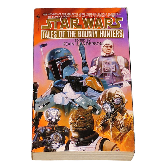 Book titled 'Star Wars: Tales of the Bounty Hunters' on a white background