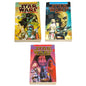 Three 'Star Wars' books The Bounty Hunter Wars Trilogy on a white background