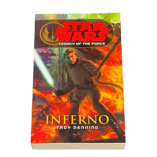 Book titled 'Inferno' from the Star Wars series on a white background