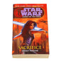 Book titled 'Sacrifice' by Karen Traviss from the Star Wars Legacy of the Force series on a white background