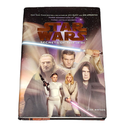 Book cover of 'Star Wars: Secrets of the Jedi' on a white background