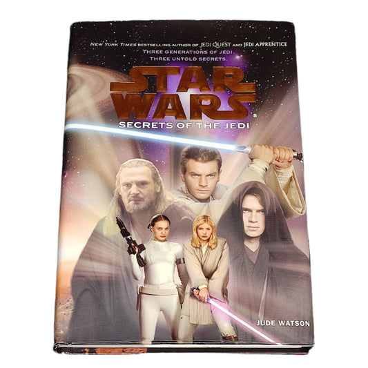 Book cover of 'Star Wars: Secrets of the Jedi' on a white background